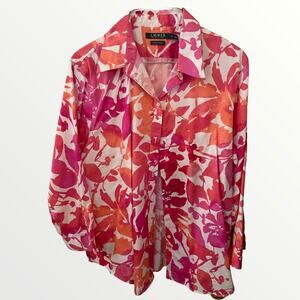 Lauren Ralph Lauren Sz XL non iron top EUC